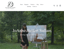 Tablet Screenshot of joannesullam.com